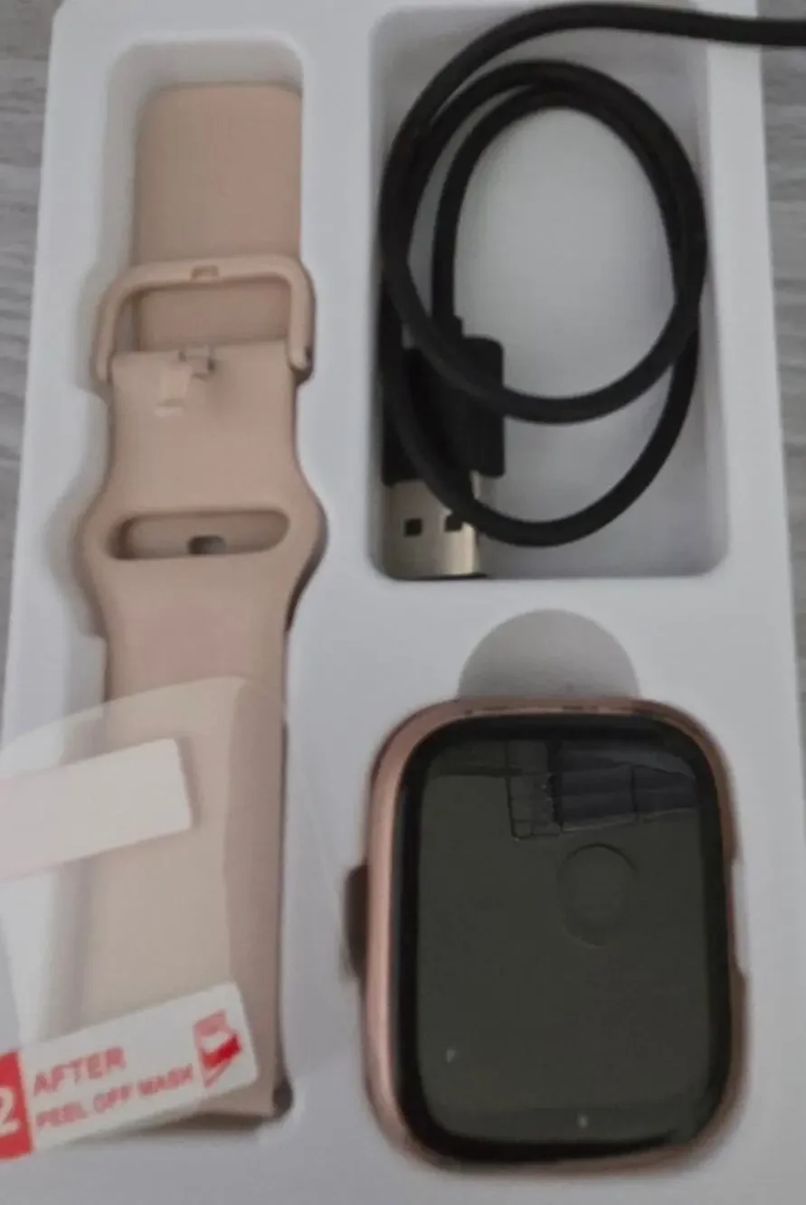 LODIMEKE 44mm Smart Watch Alexa Calls Heart Rate Android iOS SP02 IP68 + Extras